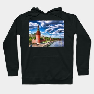 View at the Kremlin, Moscow, Russia Hoodie